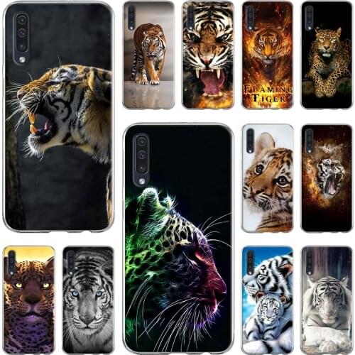 Soft Case For Samsung Galaxy A51 A71 A50 A70 A10 A20 A30 A40 A11 A21 A31 A41 5G 2020 Coque Cover Tiger Lion Leopard