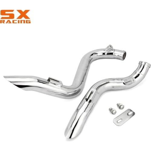 Motorcycle NEW Stainless Steel 2" Drag Exhaust Pipe For Harley Softail Touring Sportster Dyna Choppers Bobber Customs