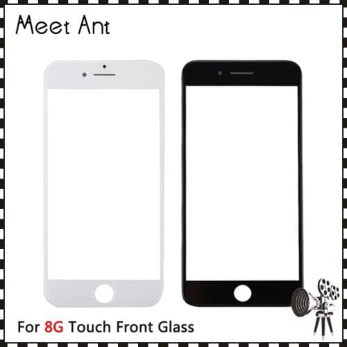 New AAA High Quality For iphone 8 8G 8 plus Front Outer Glass Lens Touch Screen Panel