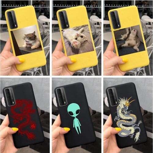 New Fashion Shell For Huawei P Smart 2021 Case Soft Silicone Back Cover For Huawei PSmart 2021 PPA-LX2 Phone Cases 6.67'' Bumper
