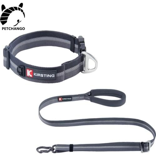 Dog Collar 3M Reflective Collar Leash Set for Dogs Adjustable Dog Collars Durable Nylon for Small Medium Large Dogs Pet Supplies