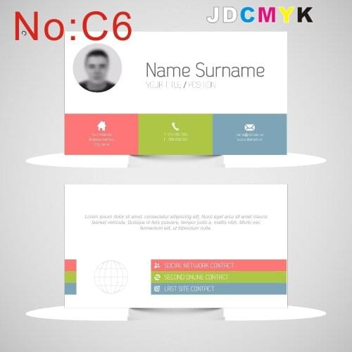 Cusotm print 500 BUSINESS CARDS Hundreds of tamplates 2SIDED PRINT only need 25.5usd C6