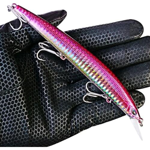 PRO BEROS Minnow Baits 1PC Fishing Lures 9.5g&18g-0.34oz&0.64oz 10 Colors Fishing Bait 6# Hooks Fishing Tackle