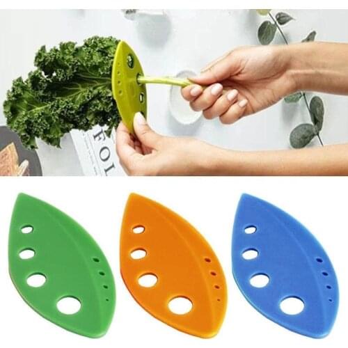 Vegetables Leaf Separator Rosemary Thyme Cabbage Leaf Stripper Plastic Greens Herb Stripper Looseleaf Rosemary Kitchen Gadgets