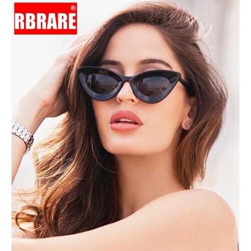 RBRARE Designer Sunglasses Women 2021 High Quality Cat Eye Fashion Retro Sunglasses Women Luxury Brand Design Vintage Oculos