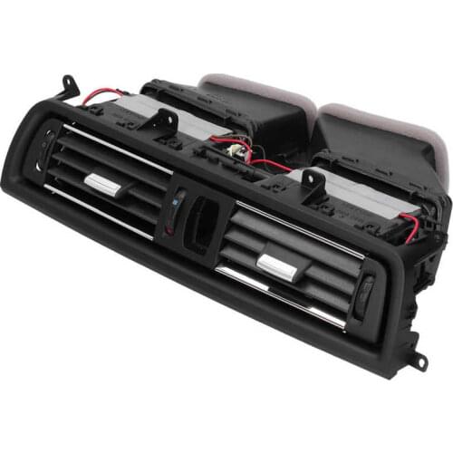Dashboard Louver Black 64229209136 Electroplate Type Dashboard Center Air Vent for F10 F11 F18 2010-2016