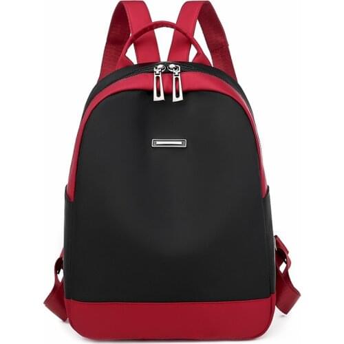 Oxford Womens School Backpack Anti Theft Female Travel Backpack Bags New Designed Patchwork Girls School Bagpack