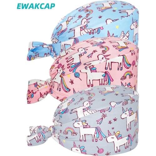 Breathable Scrubs Caps Wholesale Laboratory Hat Adjustable Unisex Hat Beauty Salon Hat Pet Work Hat Sweat-absorbent Lab Caps New