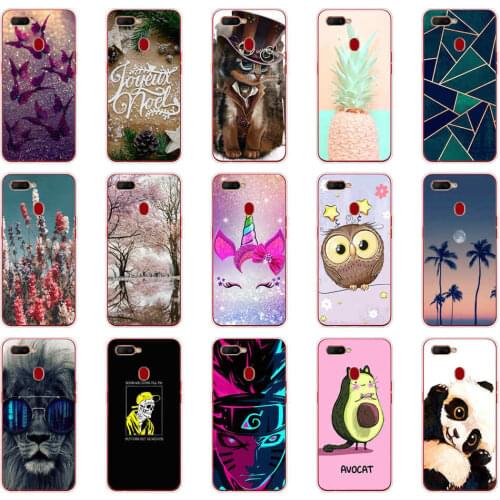 Silicone Phone Case for OPPO A5S Case Soft TPU Back Cover For Oppo A5S Cases Capa Coque Fundas