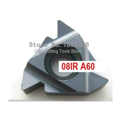 10pcs 08IR A 60 ,Indexable Tungsten Carbide Threading Lathe Inserts for Threaded Lathe Holder,suit SNR0008K08 OR SNR0007K08
