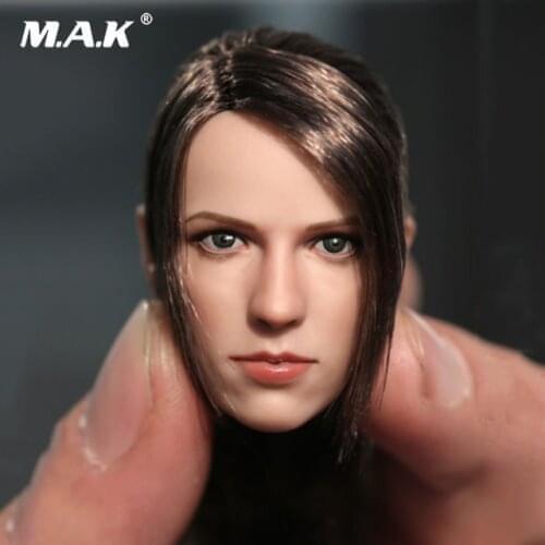 1/6 Sniper Quiet Long Hair Version Head Carving Toy for Female Action Figure