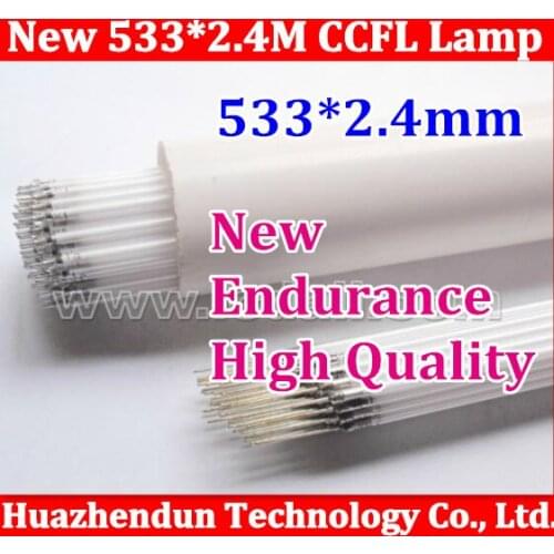 100pcs whole sale Free shipping 24' screen LCD CCFL lamp CCFL backlight tube 533mm*2.4mm 24 inch screen CCFL light