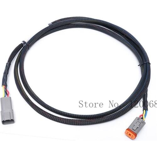 50CM Deutsch DT 2 3 4 6 8 12 Pin Extension Cable Male Female Cable Sleeve Protection Waterproof Connector plug Kit WIRE HARNESS