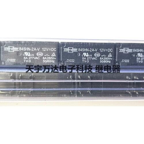 845HN-2A-V 12VDC Relay 6PIN 8A 12V DC12V