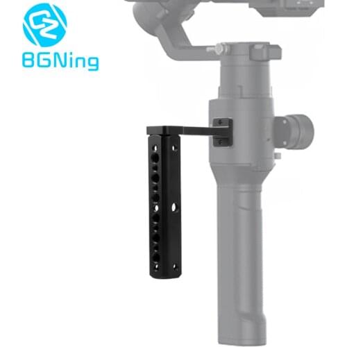 Aluminum Handle Grip Handbar Extended Handheld Support Monitor Mount for DJI Ronin S Stabilizer Gimbal Microphone Light Bracket