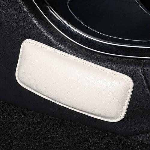 Car Van Seat Covers Protectors Car Center Console Leather Knee Pad Cushion Memory Foam Door Armrest Wrist Rest