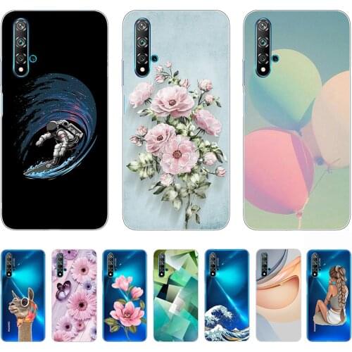 For Huawei nova 5T Case Tpu Silicon Durable Shell Phone Cover on Huawei nova 5T Anti-knock Personality Fundas Coque Etui Bumper