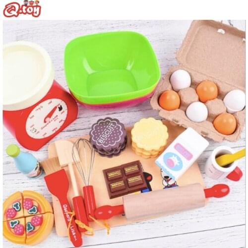 Pretend play kitchen toy wooden house play set Children Gift kit wooden vegetable Christmas Play House Wooden Toys New year gift