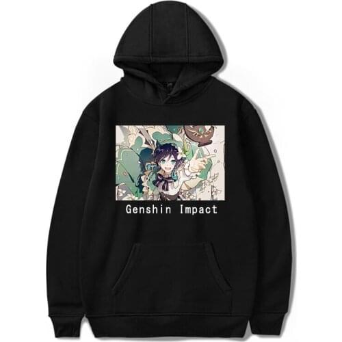 Genshin Impact casual Cool Print Streetwear Hot Game Hoodies Plus Size Fashion Hip Hop Fashion Top Graphic Women/Men Sweatshirts
