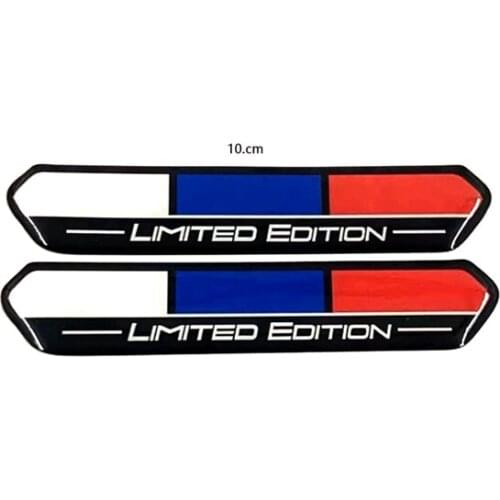 Russia Spain France Brazil Flag Limited Edition Decal Sticker Motorcycle Tank Pad Universal for Motocross Car Styling for MOTO