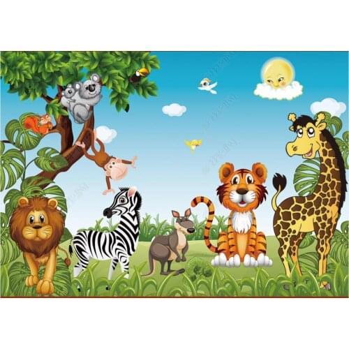 Custom photo wallpaper for walls 3 d mural Modern living room tree animal children room background wall papers decoration