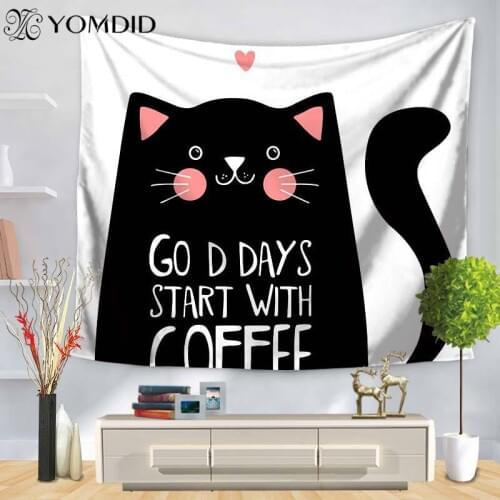 Wall Hanging Cartoon Tapestry Rectangle Home Decorative Tapestries Yoga Mats Cute Panda Pattern Tapestry 4 Colors Available