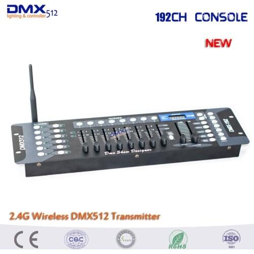 New 192ch DMX Stage Light Equipment LED Controller Console Wireless DMX Controller Lighting Console