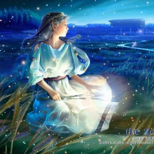 1000 pieces papers puzzles Virgo thick luminous star puzzle box 50 * 75cm