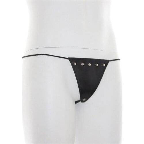 Utterly Erotic chastity toys Black Studded leather bandoge gstring BDSM game for women sex toys roleplay Jezebel lover gifts