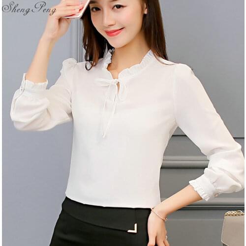 Sheng Peng Womens Chiffon Blouses