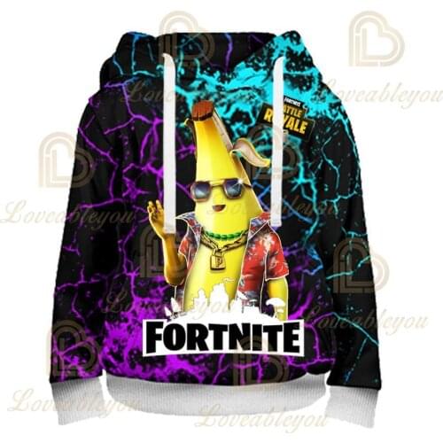 Fortnite Men Hoodies 3D Printed Girls Streetwear Children Kids Clothes Summer Battle Royale Boys Sweatshirt O-Neck Hoody Costume
