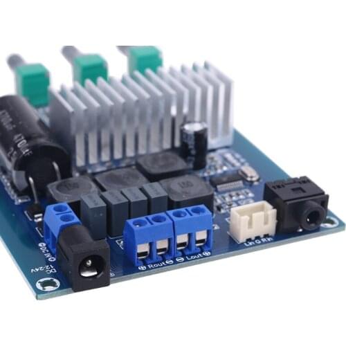 TPA3116 Bluetooth 5.0 Amplifier Power Board 50Wx2 Dual Channel Digital Sound Amplificador with Volume Adjustment