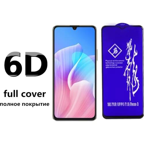 Rinbo 6D Full Cover Tempered Glass For OPPO A16 Realme 8 X7 Max Q3 5G C11 2011 C25 Reno 5A 6Z Screen Protector Glass