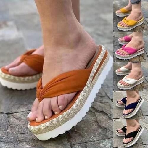 Sandals Women Summer New Fashion Womens Sandals 2021 Womens Slipper Designer Beach Slides Platform Shoes Womens Flip Flops