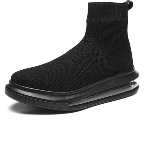 Womens Walking Shoes Sock Sneakers Running Shoe Hip Hop Dance Sneaker Mesh Air Cushion Slip-on Breathable Fashion