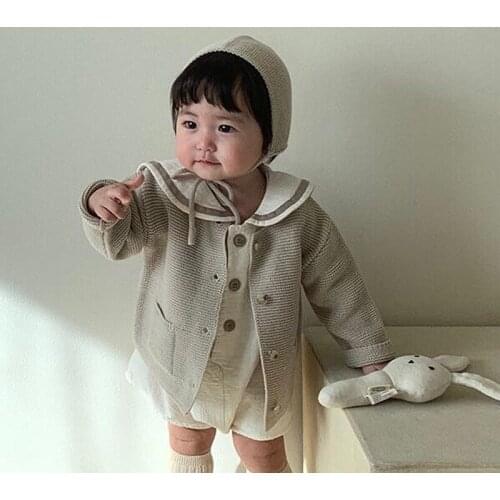 2021 New Arrive Baby Cute Romper Spring Newborn Kids Girls Boys Romper Jumpsuit Simple Versatile Casual Outfit Jumpsuit 0-24M