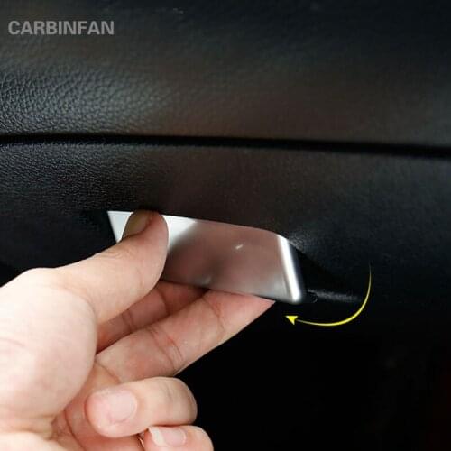 Interior accessories auxiliary driver Storage box Handle Trim frame Decorative sequins For Nissan X-Trail 2014 - 2017 P361