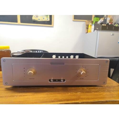 Golden Aluminum panel iron body panels Chassis Case Box Cabinet for DIY Audio ARC balance amp chassis