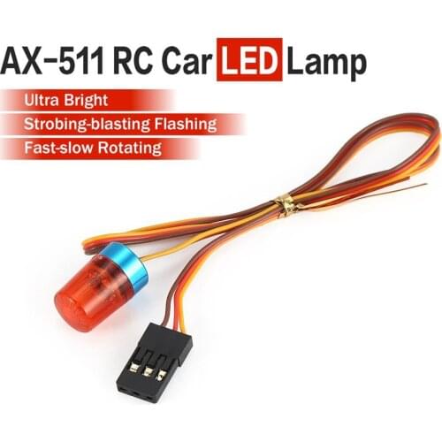 AX-511 RC Multi-function Circular Ultra Bright RC Car LED Light strobing-blasting Flashing fast-slow Rotating Mode