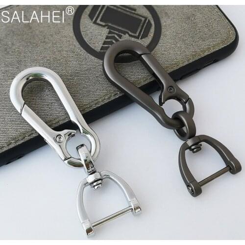 Zinc Alloy Metal Keychain Car Keychain Detachable Horseshoe Buckle Carabiner Pendant Customization Accessories