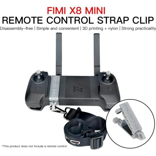 FIMI X8 Mini Remote Control NeckStrap Buckle Fixed Clip with Lanyard for FIMI X8 Mini Drone Accessories