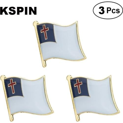 Christian Lapel Pin Brooches Pins Flag badge Brooch Badges