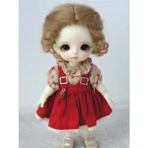 JD089 1/12 1/8 Lovely twist BJD mohair doll wig for size 4-5inch 5-6inch doll Mohair hair fashion doll accessories