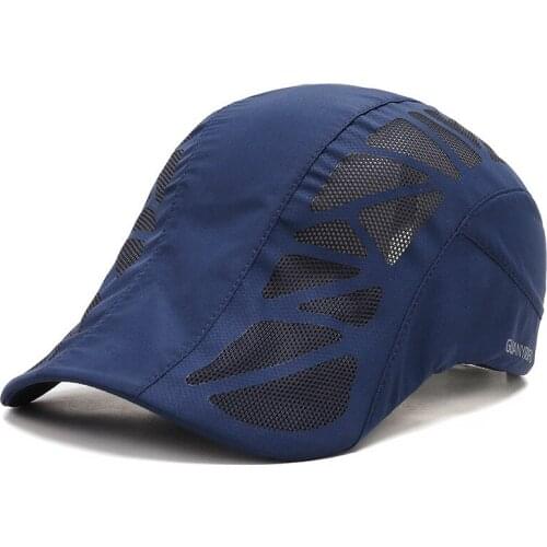 Summer breathable caps male tide Korean quick-drying caps female wild sunscreen sunshade pattern forward hat