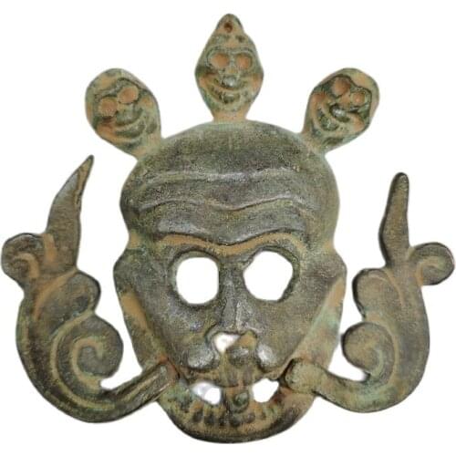Chinas old bronze copper Bronze mask