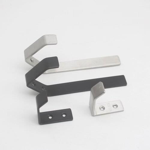 Double Hook Black White Towel Hook For Bathroom Clothes Coat Hook Bedroom Robe Hook Livingroom Kitchen Accessories