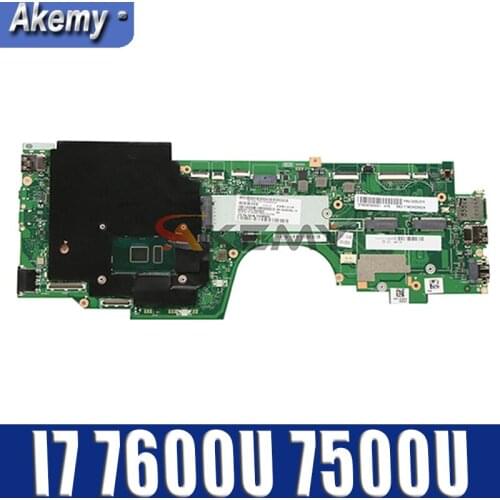 Akemy For Lenovo ThinkPad Yoga 370 Laptop Motherboard LA-E292P Motherboard I7 7600U 7500U 8GB RAM FRU 01HY153 01HY155 01HY169