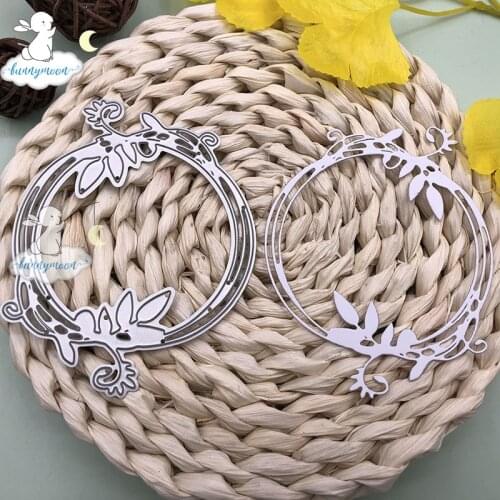 Bunnymoon Leaves 3 Metal Cutting Dies Stencils for DIY Scrapbooking/photo Album stamps Decorative Embossing DIY Paper