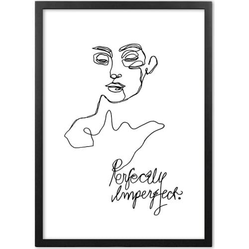 Minimalist Lines Abstract Figure Nordic Posters And Prints Wall Art Paper Painting Landscape Wall Pictures For Living Room Decor