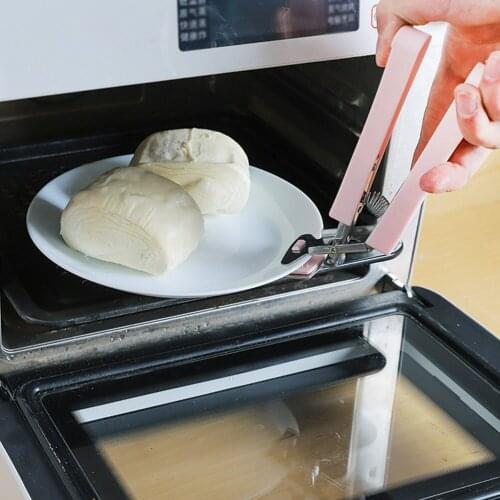 2pcs Anti-Scalding Tray Multi-Function Cup Holder Take Tray Clip Casserole Clip Bold for Home Kitchen Hot Dish Plate Bowl Clip